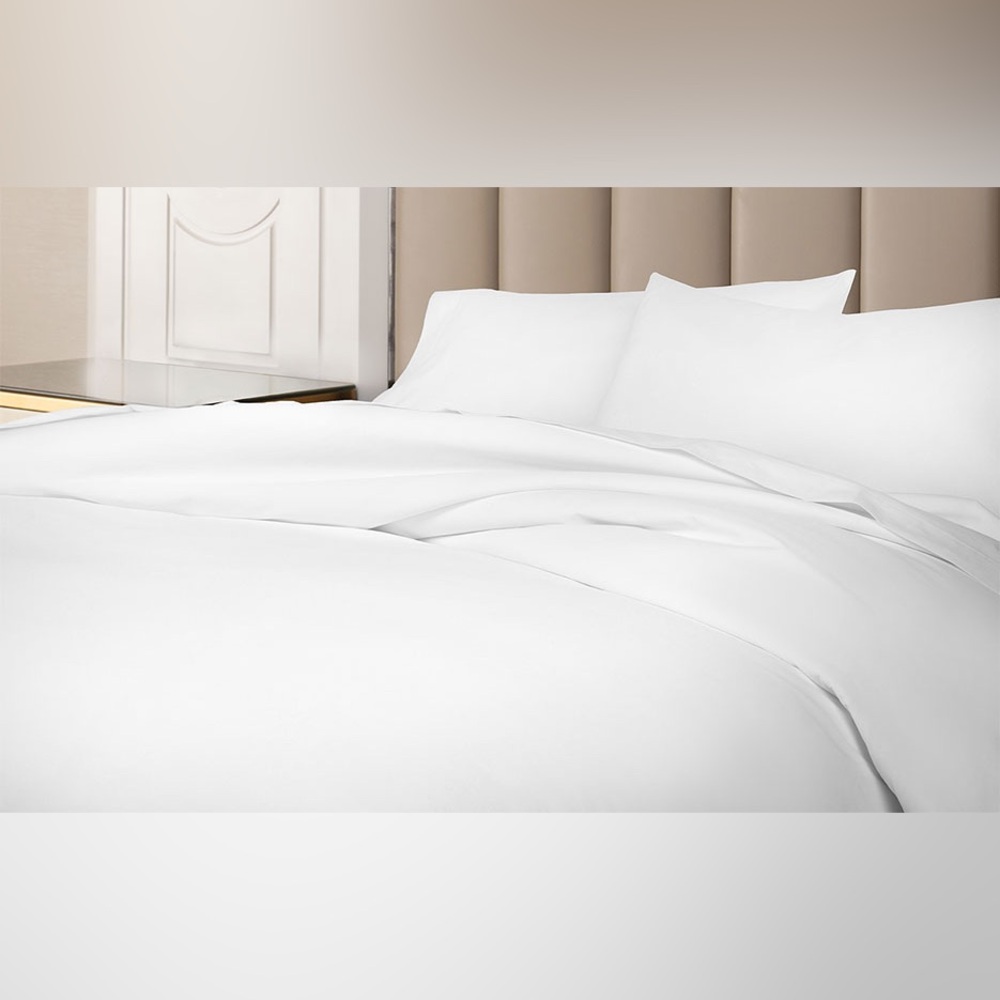 Bellagio Hotel Luxurious White Duvet Cover